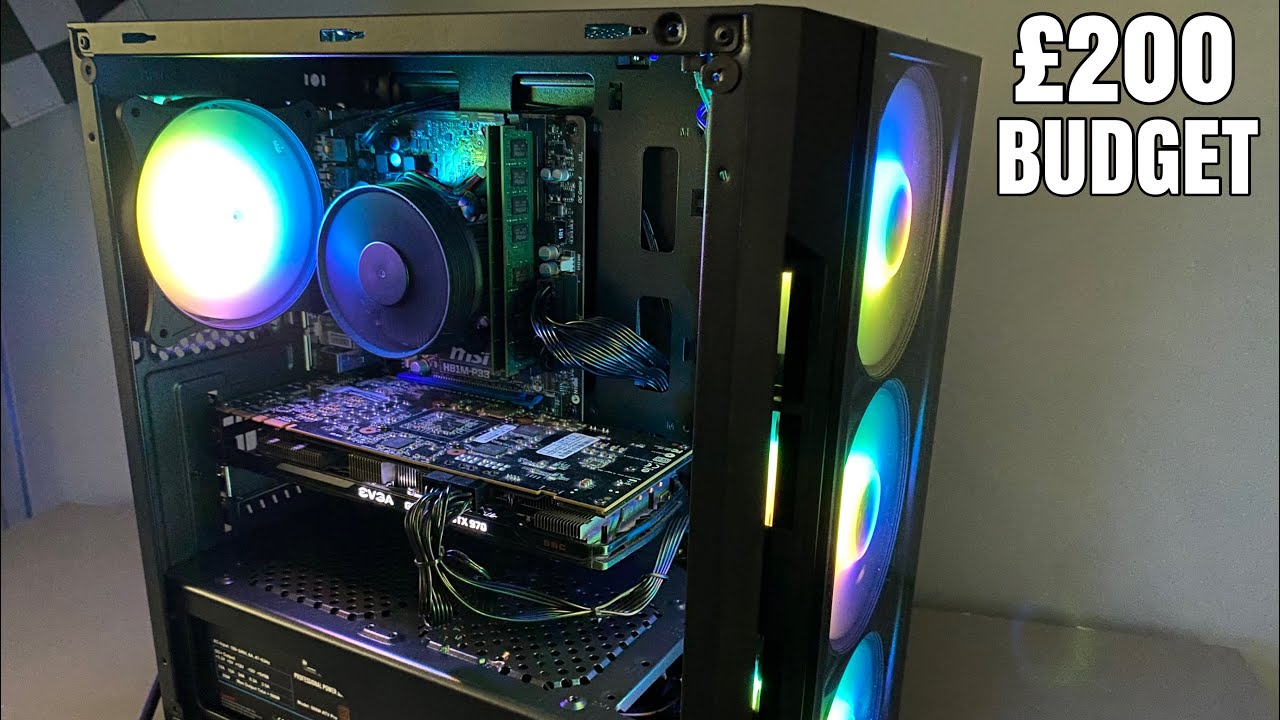 Best Under £200 Budget Gaming PC Build | i5 4590 - GTX 970 - 16GB RAM - CiT Flash Case