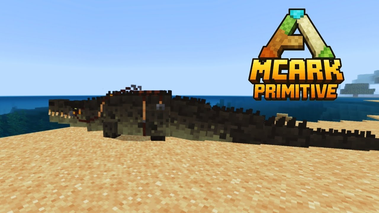 NEW UPDATE 2.5 - MC ARK PRIMITIVE Para Minecraft Bedrock/PE 1.21+ | Addons De dinosaurios 
