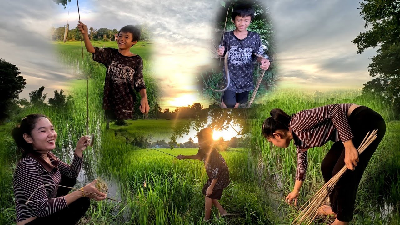 ໃສ່ເບັດຕາມທົ່ງນາໄດ້ປາຢຽນ//ใส่เบ็ดตามทุ่งนาได้เอียน