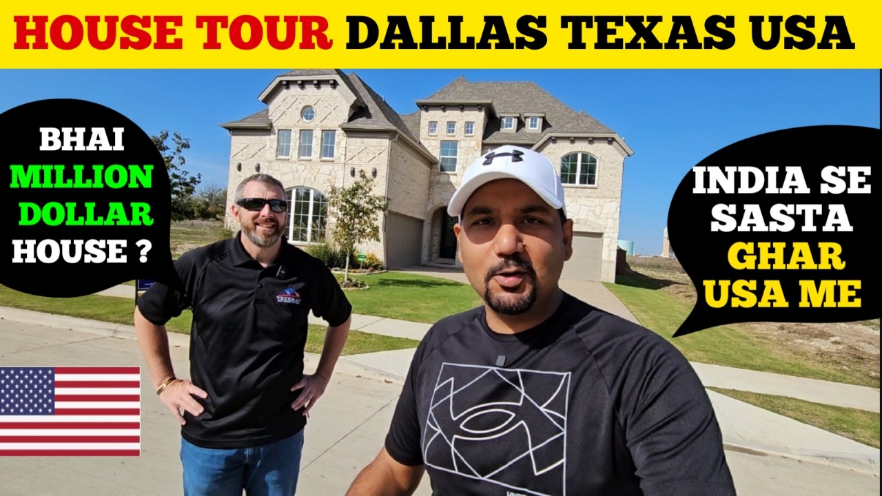 AMERICA HOUSE TOUR  DALLAS TEXAS || INDIAN IN USA 🇺🇸 @jeremy.p.jordan