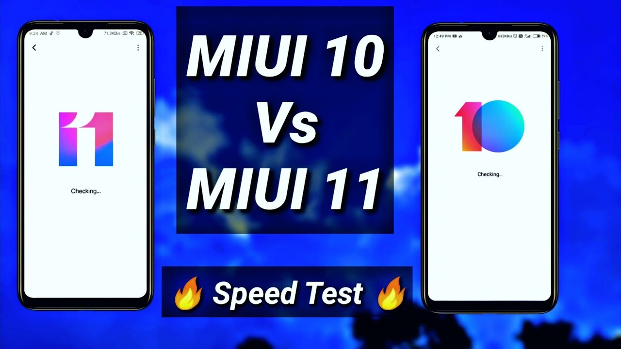 MIUI 11 Vs MIUI 10 Speed Test 🔥🔥🔥🔥🔥 | Game Vs Apps 🔥🔥🔥🔥
