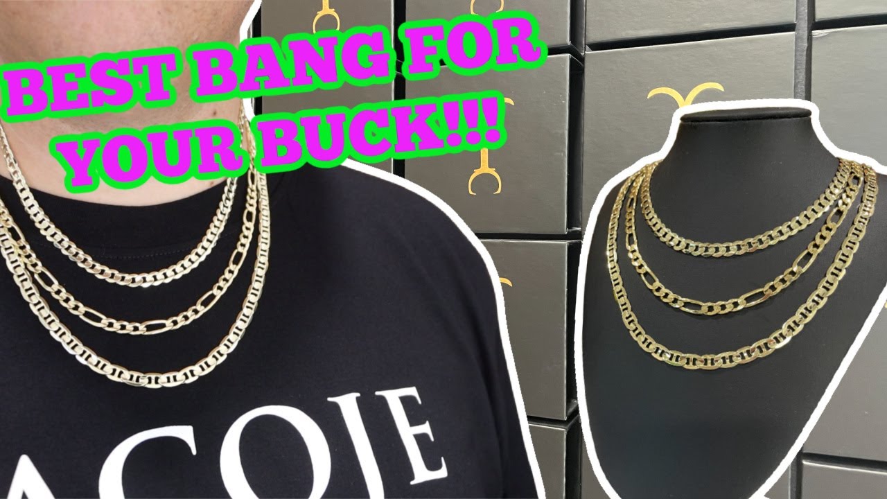 I can't recommend these 7MM GOLD chains enough...