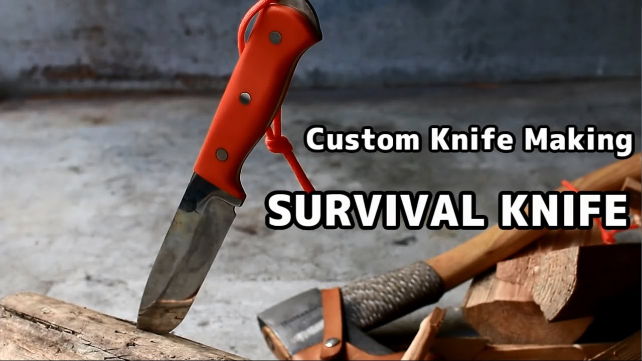 サバイバルナイフを作る【Custom Knife Making】