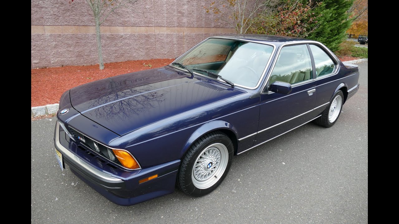 1988 BMW E24 M6 Royal Blue 39k miles 11/8/2019