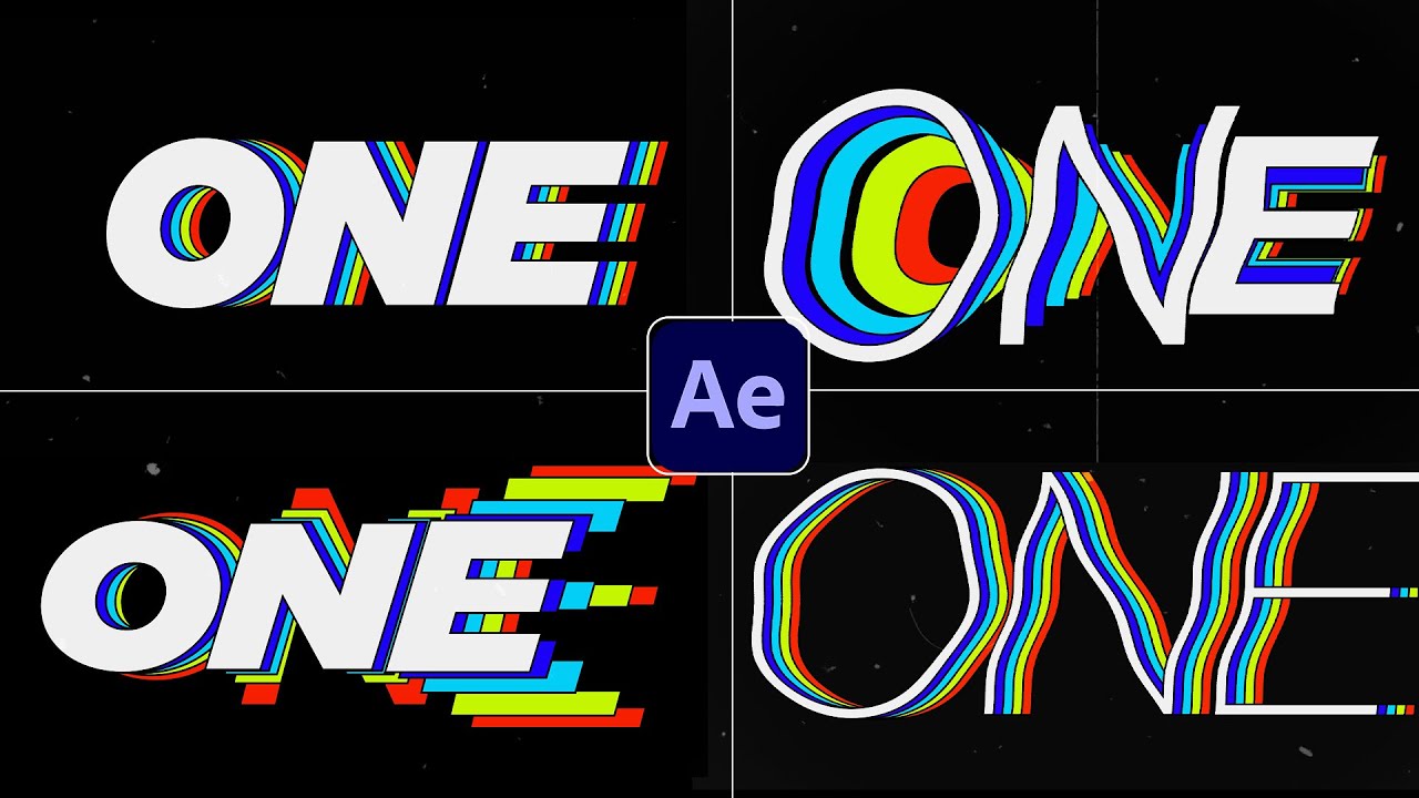 Typography Text Animation - After Effects Tutorial | Without Plugins
