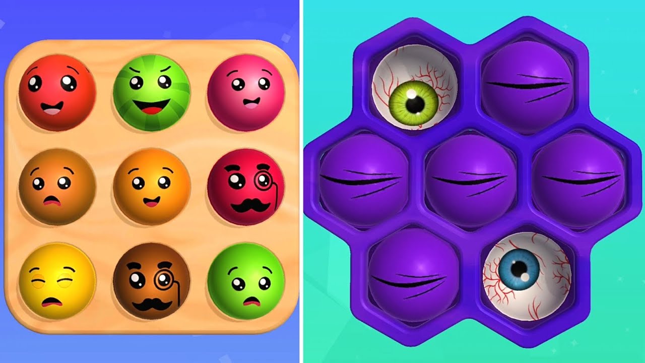 Pop Us Game! Very Satisfying and Relaxing ASMR Slicing Video