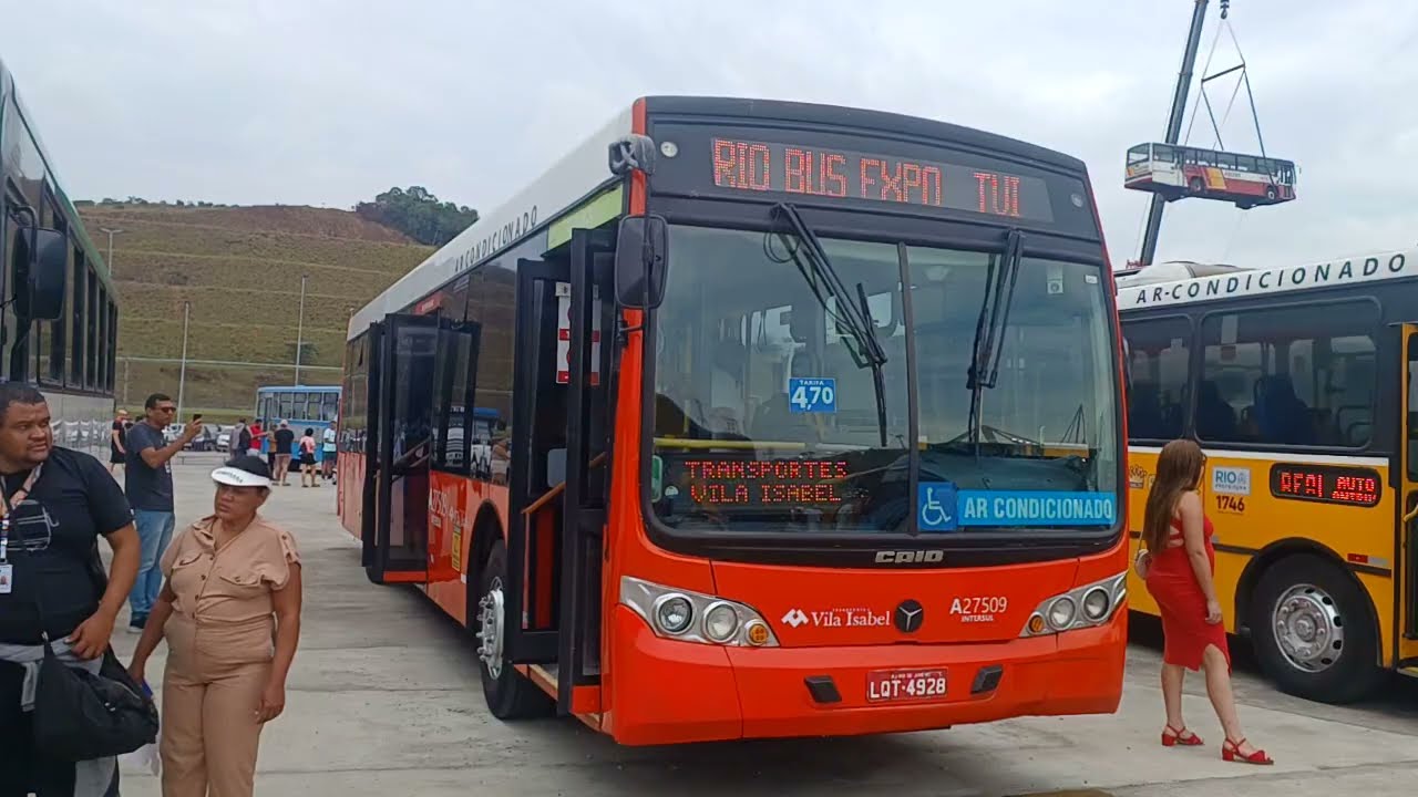 Transportes Vila Isabel - Caio Mondego L A27509 na RioBus Expo em Duque de Caxias - RJ