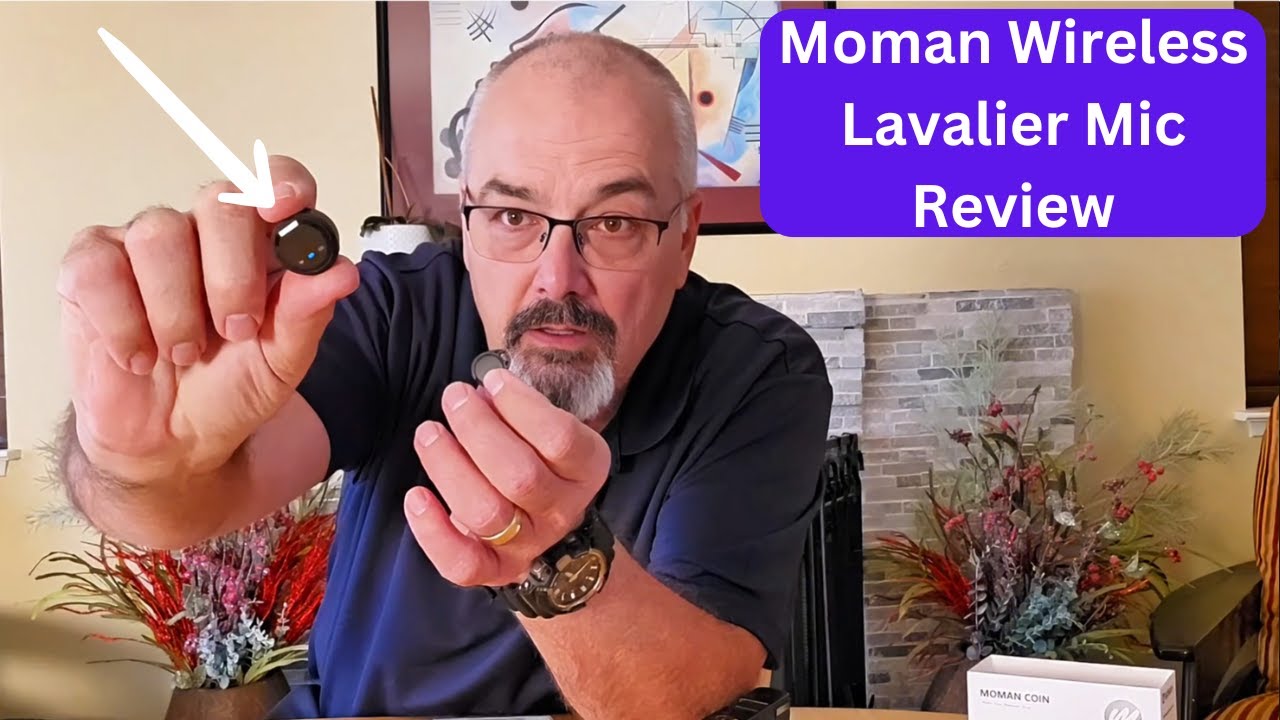 🎤 Moman Wireless Lavalier Mic Review 🎬 | 48H Recording & Active Noise Cancellation!
