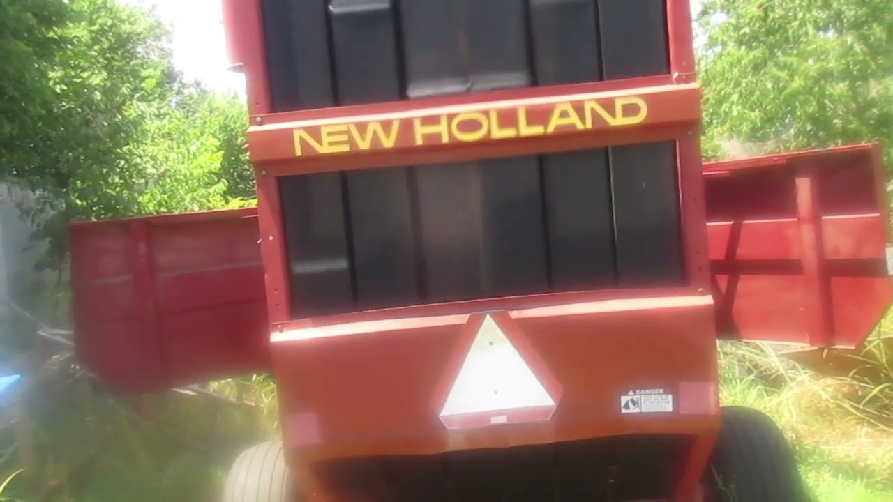 NH 650 baler final runup
