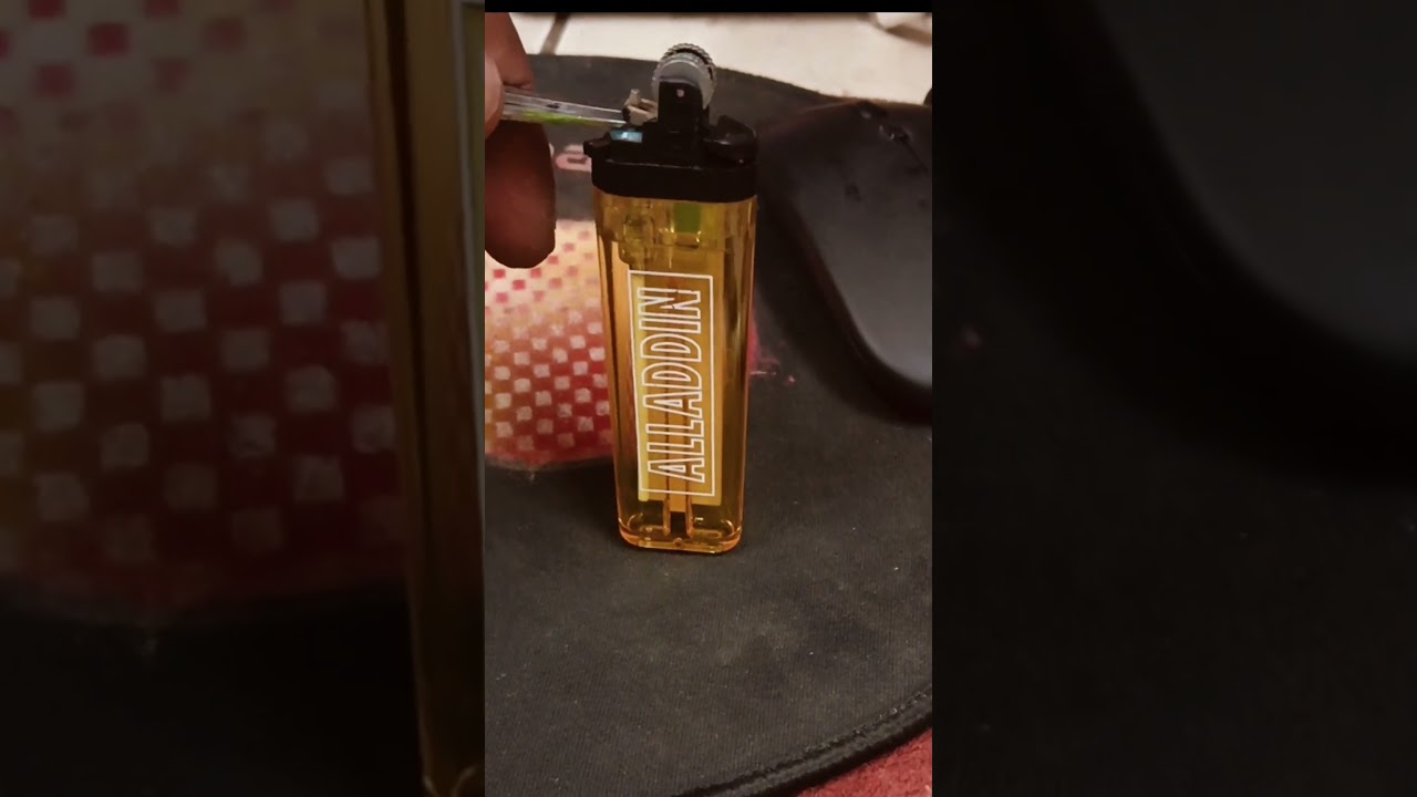 Cara mudah nak refill lighter