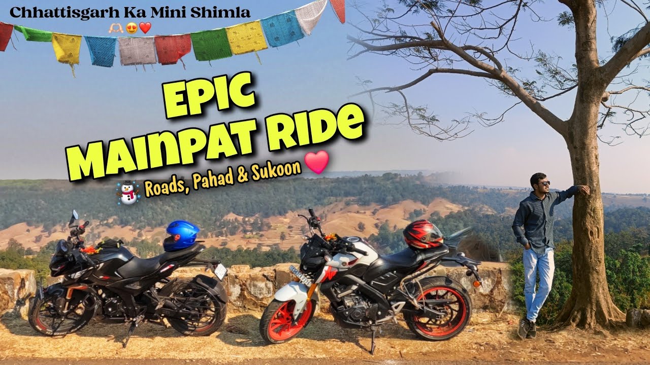 Mainpat Ride 🏍️ || Chhattisgarh Ka Mini Shimla ☃️ || Feel The Mountain ⛰️ 😍 Motovlog 