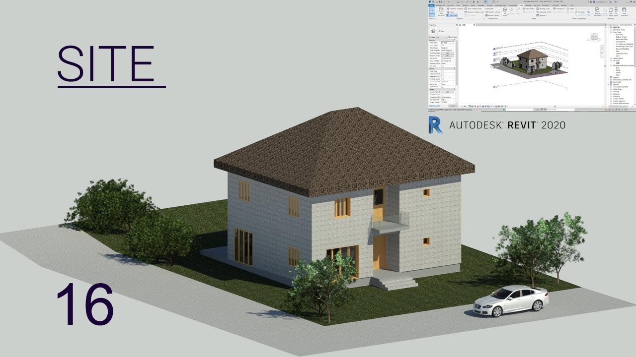 REVIT 2020 | ARAZİ YAPIMI | SITE | PROJEYE DEVAM 16