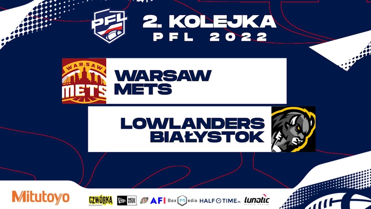 PFL 2022 | Skrót meczu Warsaw Mets vs. Lowlanders Białystok