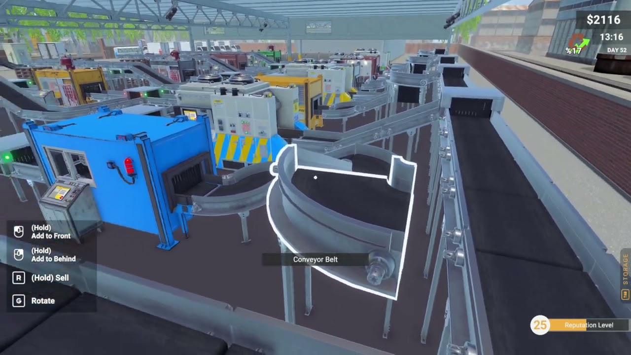 Recycling Center Simulator - Full factory with conveyor belts
