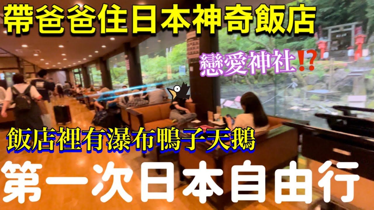第一次住到這種日本溫泉旅館♨️吃到飽菜色超豐富！飯店裡有小山、帶爸爸日本自由行溫泉美食vlog
