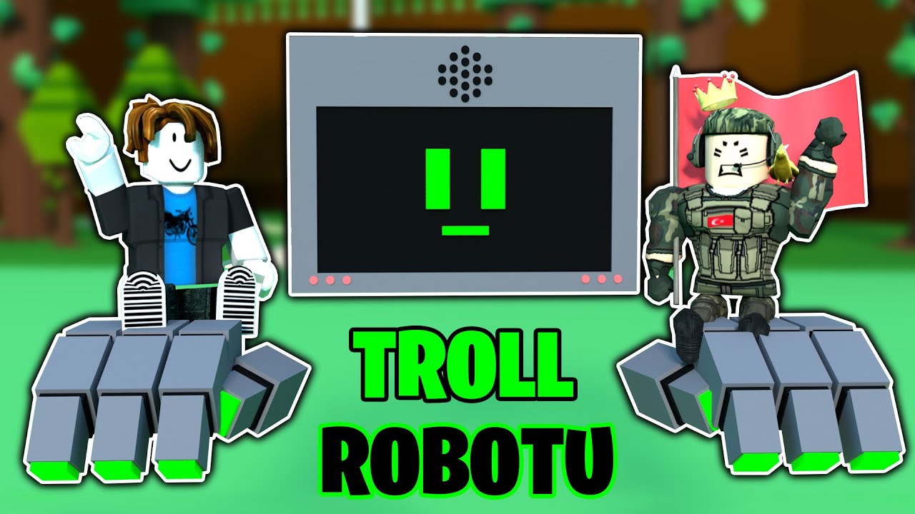 DÜNYANIN EN TROLL ROBOTU İLE TROLLEDİM! | Roblox Gemi Yapma Oyunu | Build A Boat