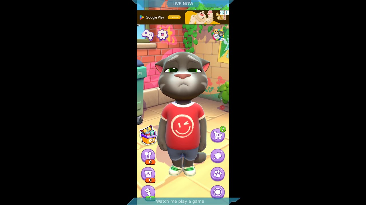 Talking Tom with live #talkingtom #talkingtomlive