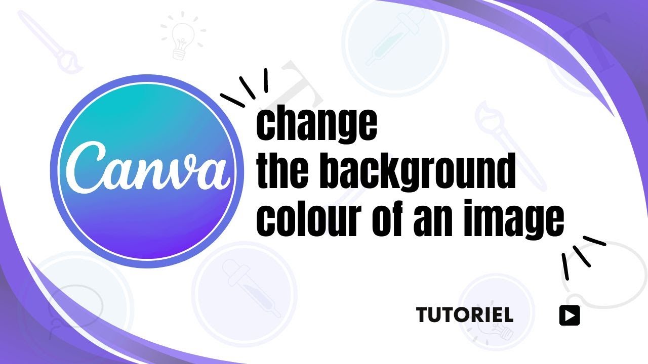 How to change background color of photo in Canva