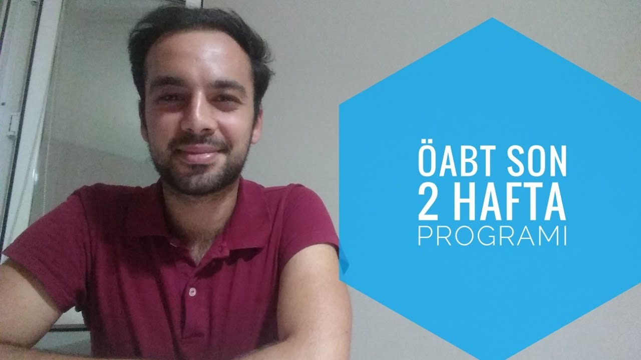 2021 KPSS ÖABT SON 2 HAFTA PROGRAMI