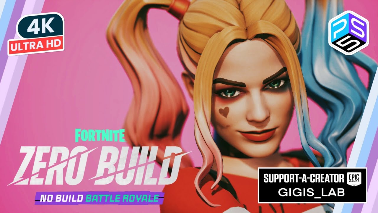 FORTNITE Chapter 6 Season 1 HARLEY QUINN Skin Showcase Before You Buy Gameplay Review PS5 4K HDR