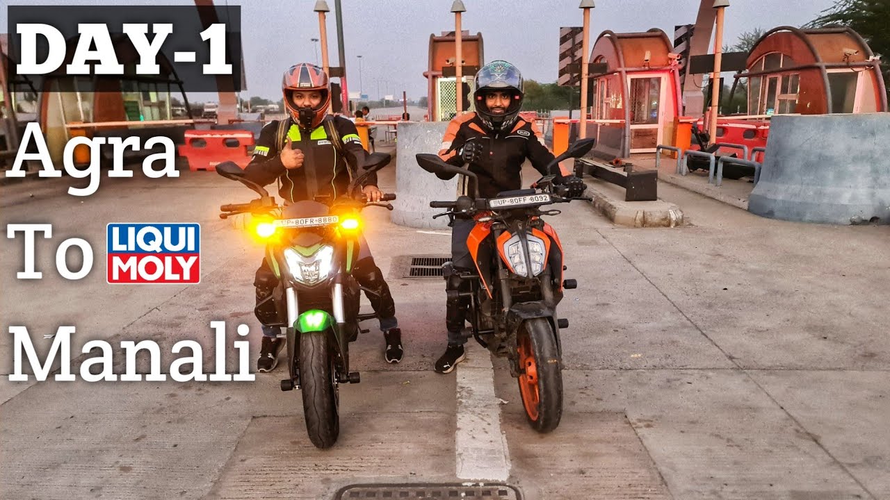 Agra To Manali DAY-1 | First Long Ride Dominar 400 | KTM Duke 390 | 27 Hours | 2200 Kms | Ep. 01😘