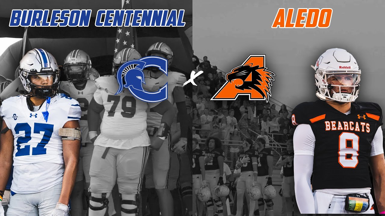 BIG TIME DISTRICT BATLLE Burleson Centennial vs Aledo | Texas High School Football #txhsfb