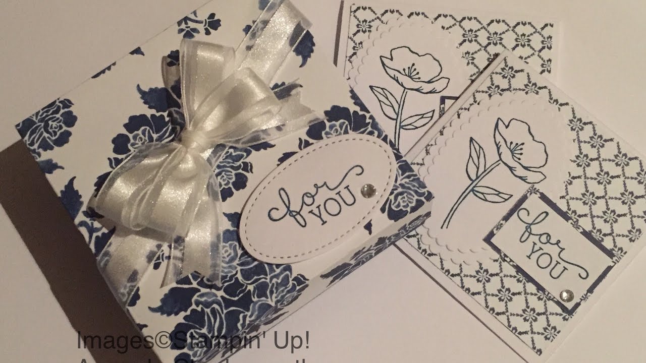 Beautiful boxed cards gift set tutorial
