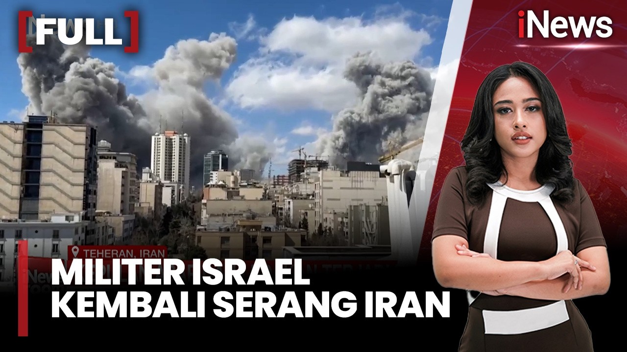 Israel Kembali Serang Iran, Ledakan Terjadi di Pusat Kota Ratusan Tewas dan Terluka | iNews Room 1/3