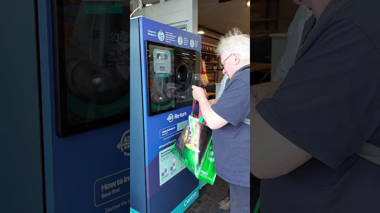 High tech recycling in Clonakilty,  West Cork (Eire)