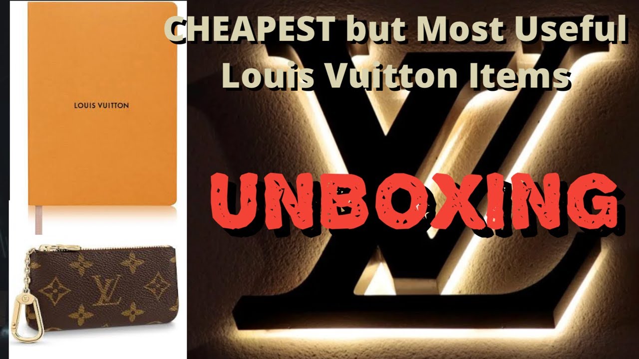 Louis Vuitton Key Pouch and Notebook Refill | Unboxing
