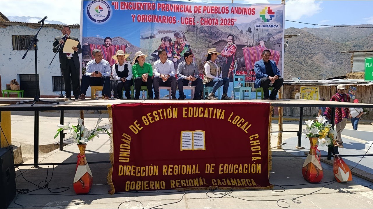 Encuentro de pueblos andinos y originarios UGEL CHOTA 2025 en Tocmoche video 1