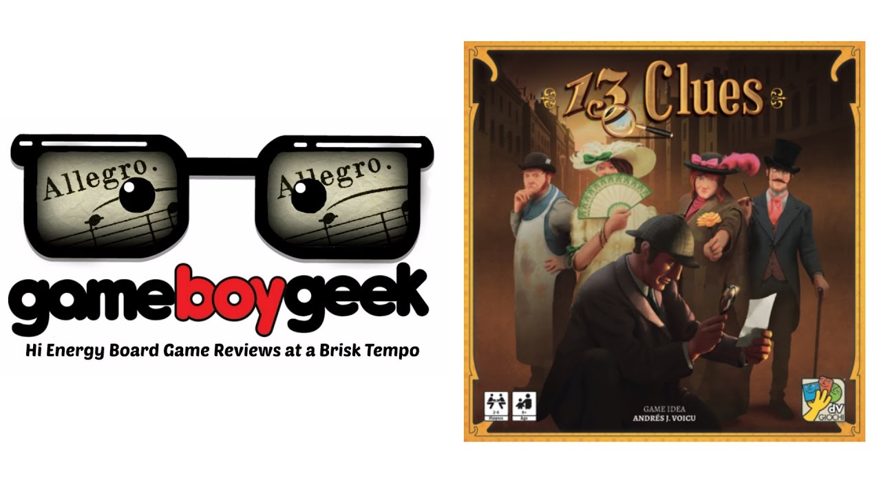13 Clues (Allegro 2-min) Review with the Game Boy Geek