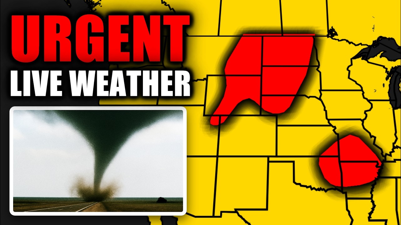 🔴 LIVE - TORNADO ON THE GROUND - With Live Storm Chasers...