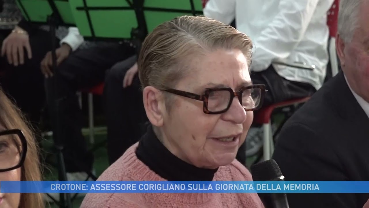 CROTONE: ASSESSORE CORIGLIANO SULLA GIORNATA DELLA MEMORIA