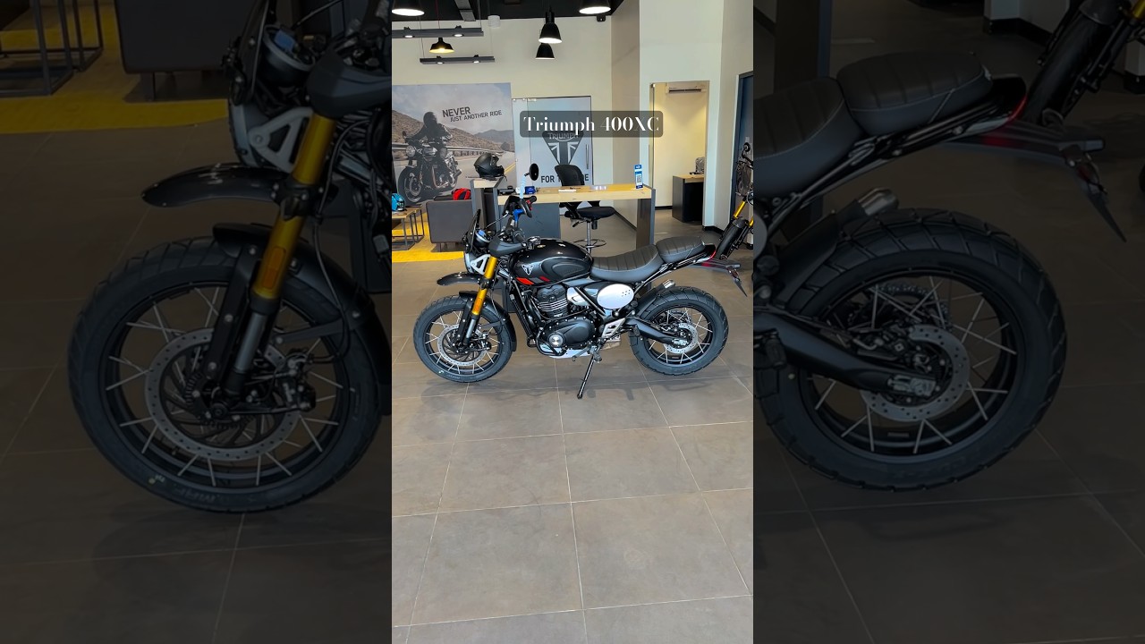 Triumph Scrambler 400XC | Granite Colour| #youtube #shorts #automobile #shortsfeed
