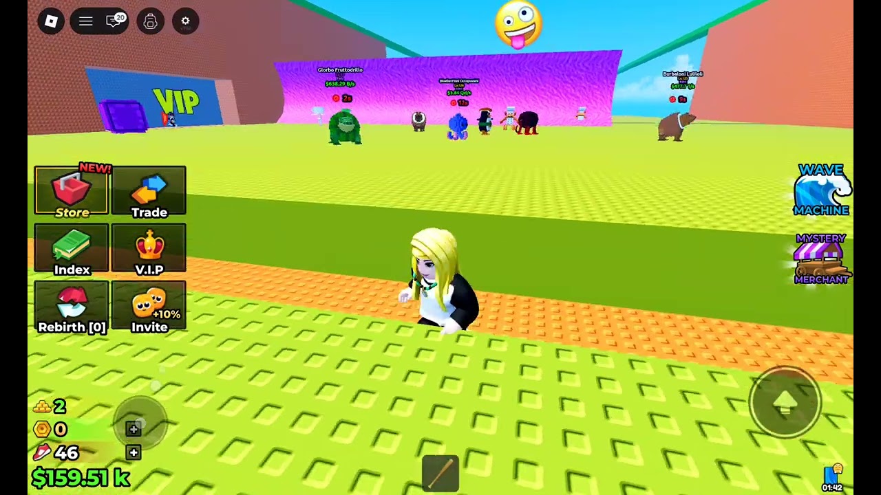 Escape the tsunami for brainrots
