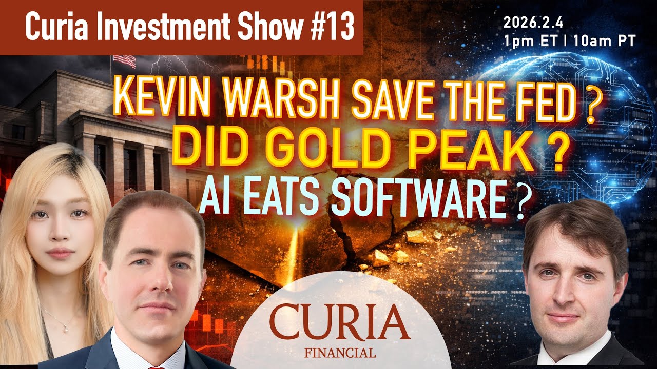 Kevin Warsh save the Fed? Did gold peak? AI eats software: CIS #13