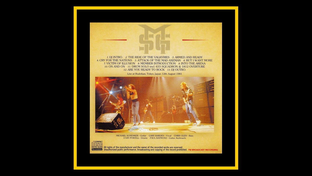 Michael Schenker Group - Live in Tokyo 1981  (Complete Bootleg)