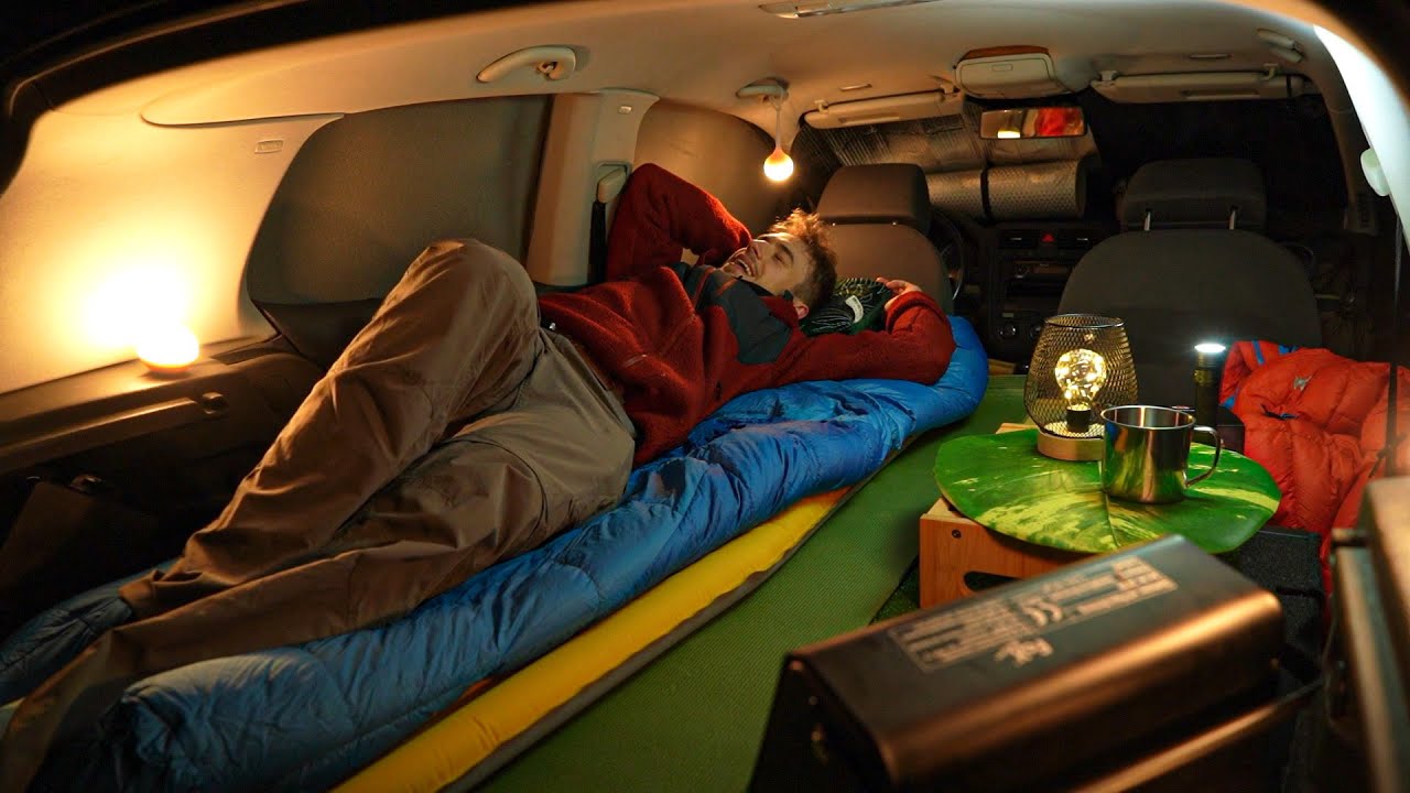 Como CAMPERIZAR un coche R&Aacute;PIDO y F&Aacute;CIL🚗🌲 (vivac de LUJO)😍