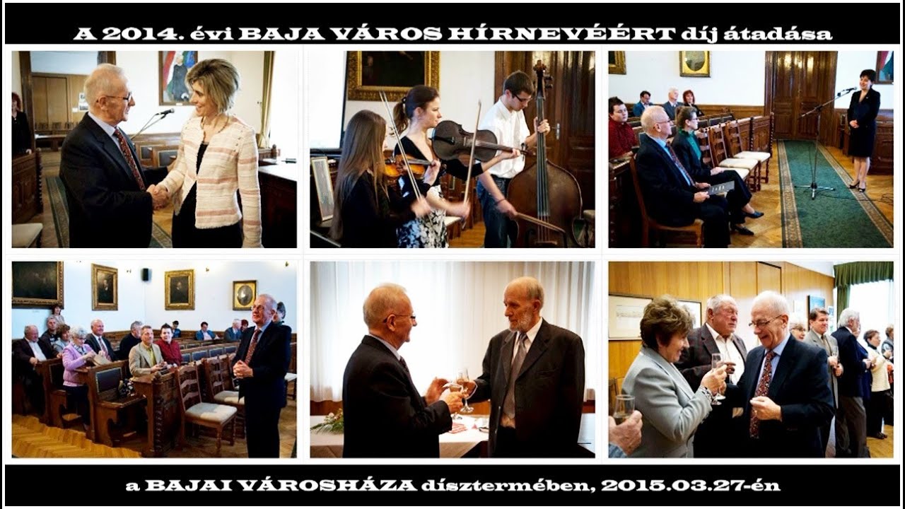 BAJA VÁROS HÍRNEVÉÉRT – DÍJÁTADÁS, 2015