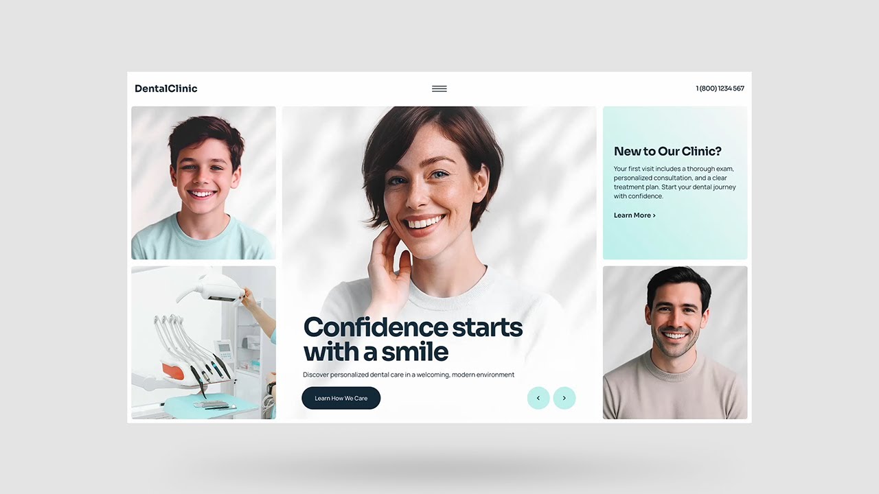 Dental Clinic &ndash; Dentist Website Template