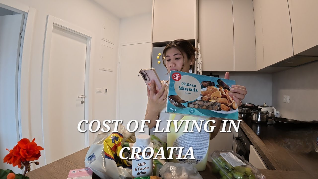 COST OF LIVING IN CROATIA,EUROPE- GROCERIES UNPACKED TODAY ..
