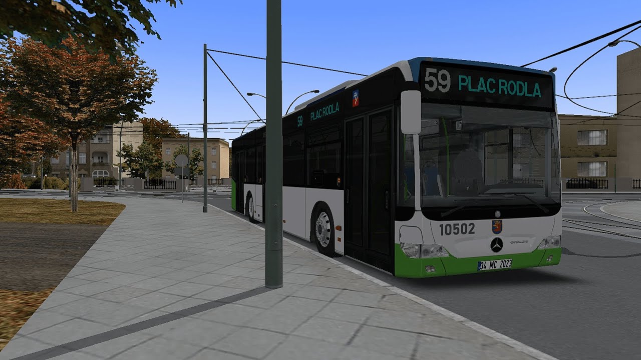 OMSI 2 / SZCZECIN / MERCEDES-BENZ CITARO FACELIFT / 59 WISZESLAWA-PLAC RODLA