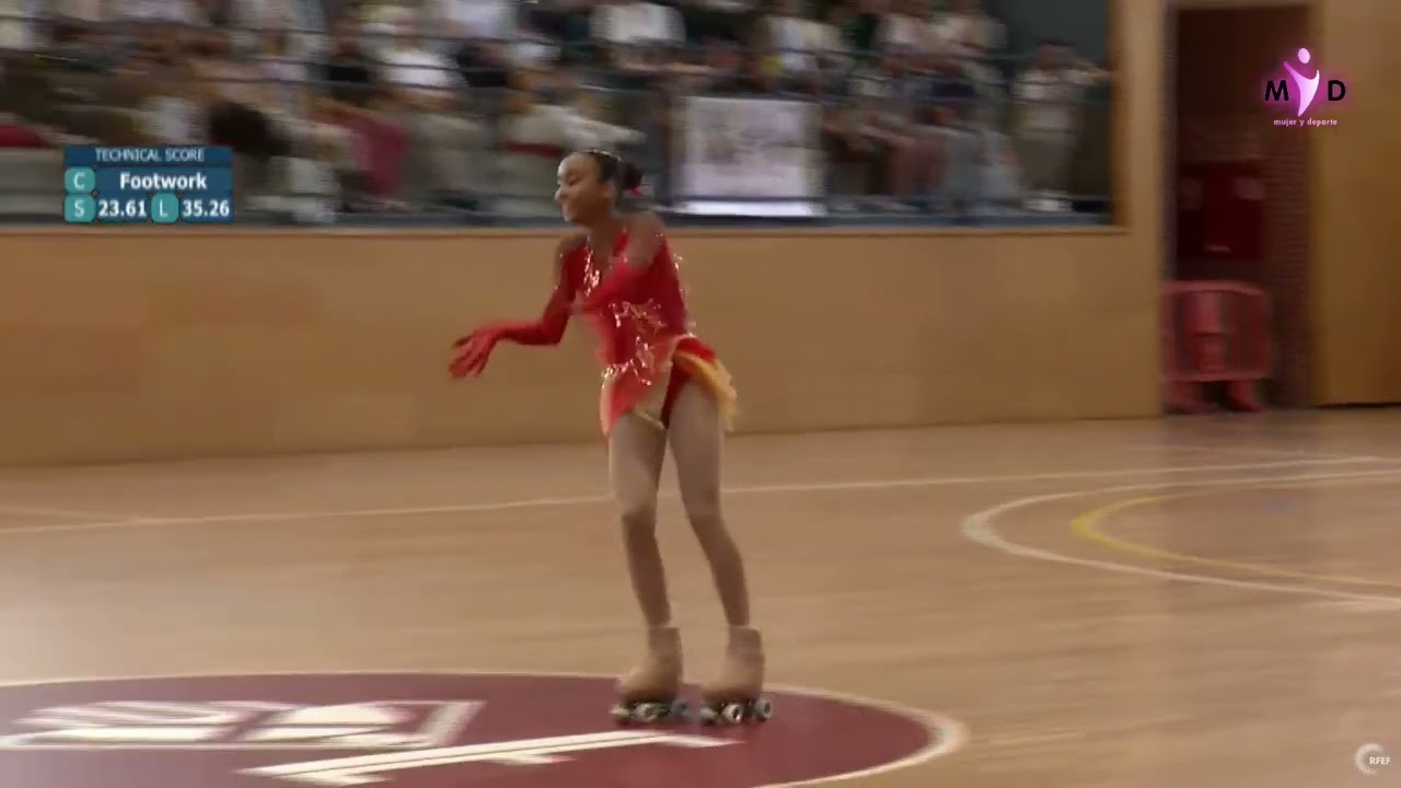 AMY ISERN (CAT) - CTO ESPAÑA 2025 - 7º place,  infantil ladies (free program)