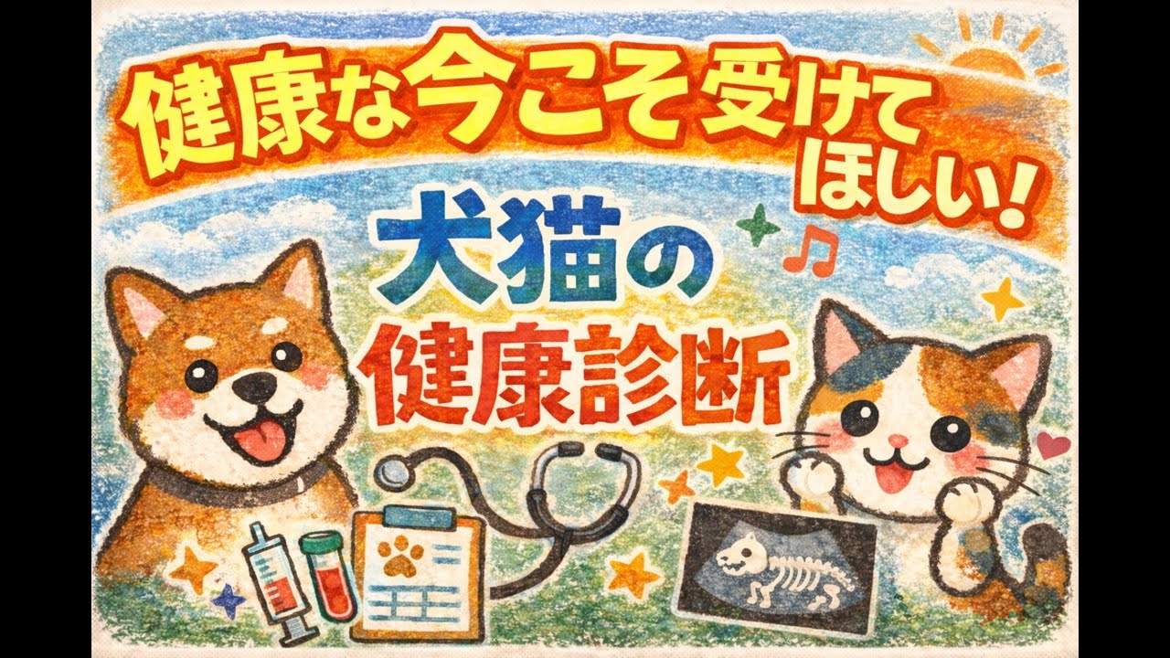 健康な今こそ受けてほしい！犬猫の健康診断
