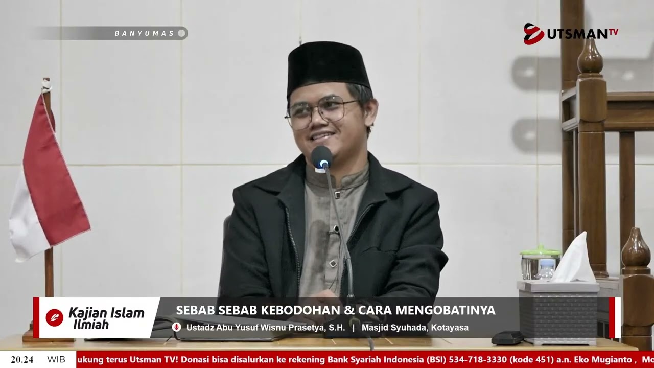 Salinan dari LIVE Sebab Sebab Kebodohan & Cara Mengobatinya - Ustadz Abu Yusuf Wisnu Prasetya, S.H.