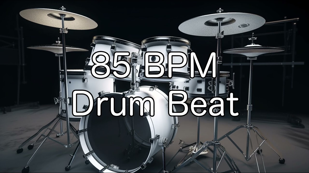 85 BPM Rock Drum Beat for Musical Practise