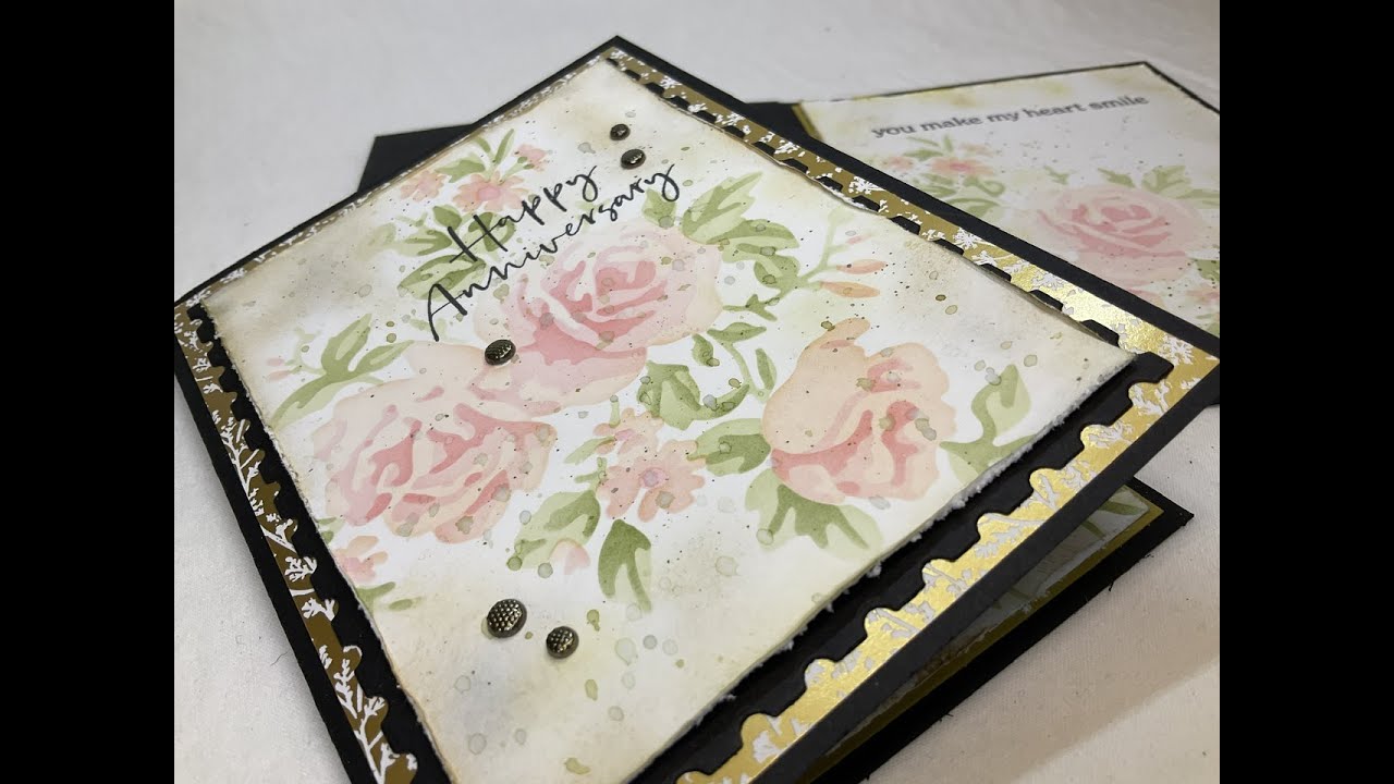 Layers of Beauty - Avid Stampers FREE Card Kits (1 of 3) -  Vintage  Card