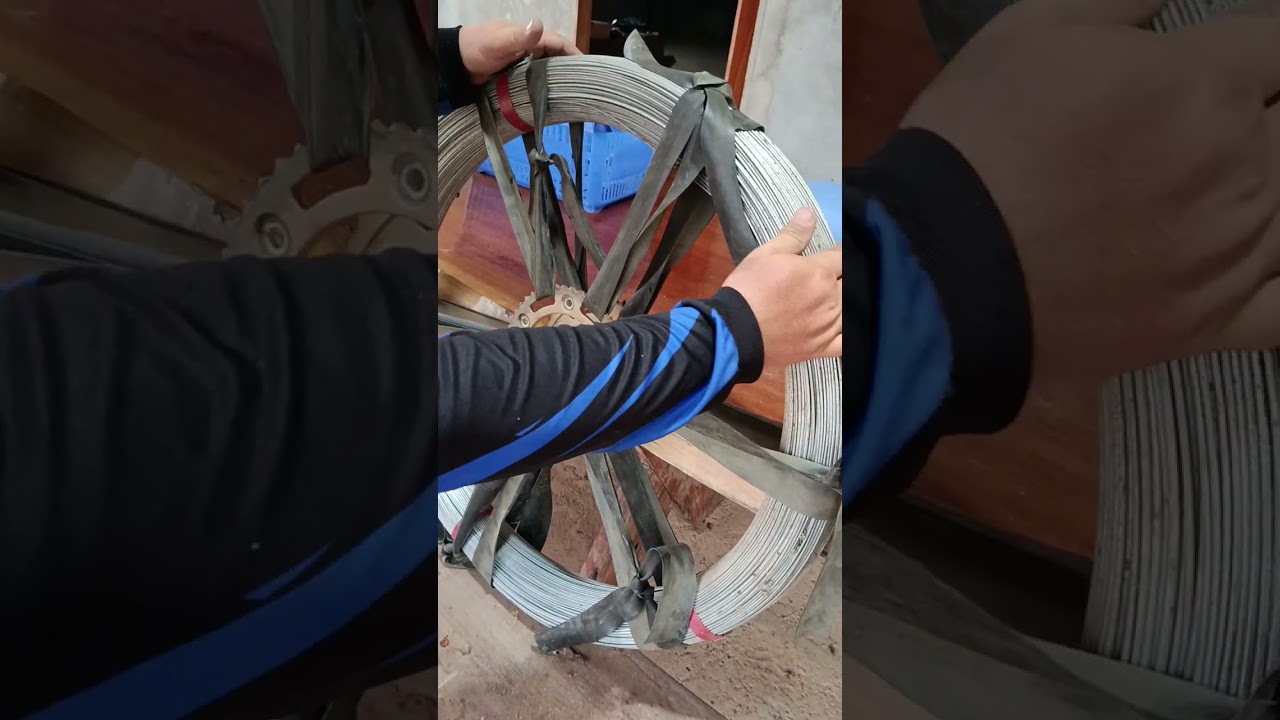 Como soltar a bola de arame liso sozinho.