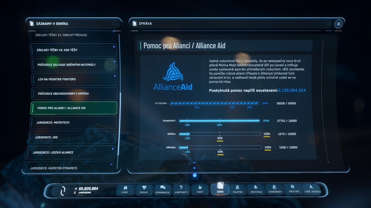 Star Citizen Alpha 4.6.0/CIG event Clearing the Air (CELKOVÝ POSTUP, dokončení 4. fáze)